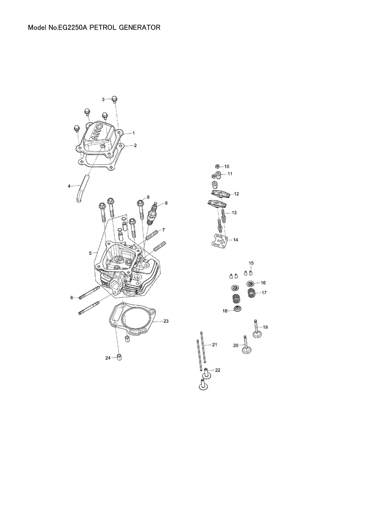 Makita EG2250A — сборочный чертёж, лист 1, деталь YA00000355 поз. 154