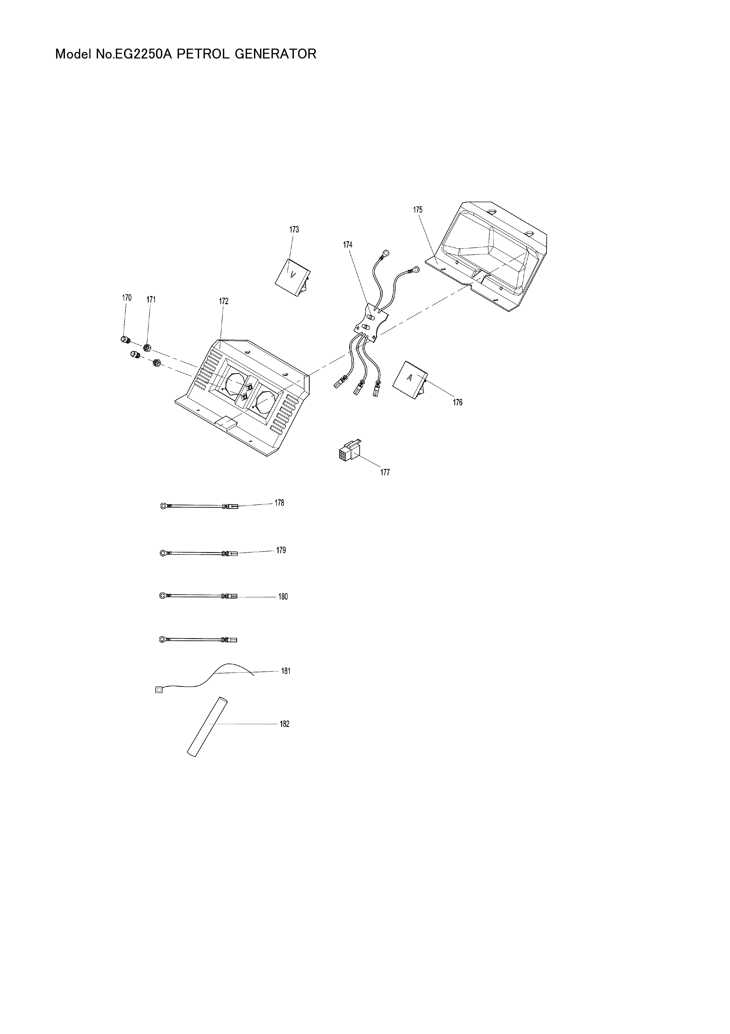 Makita EG2250A — сборочный чертёж, лист 9, деталь YA00000612 поз. 118-1