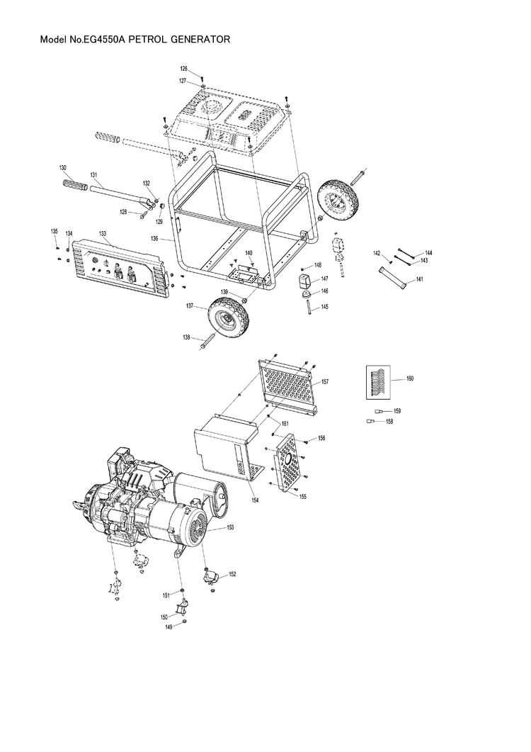 Makita EG4550A — сборочный чертёж, лист 6, деталь YA00000369 поз. 236