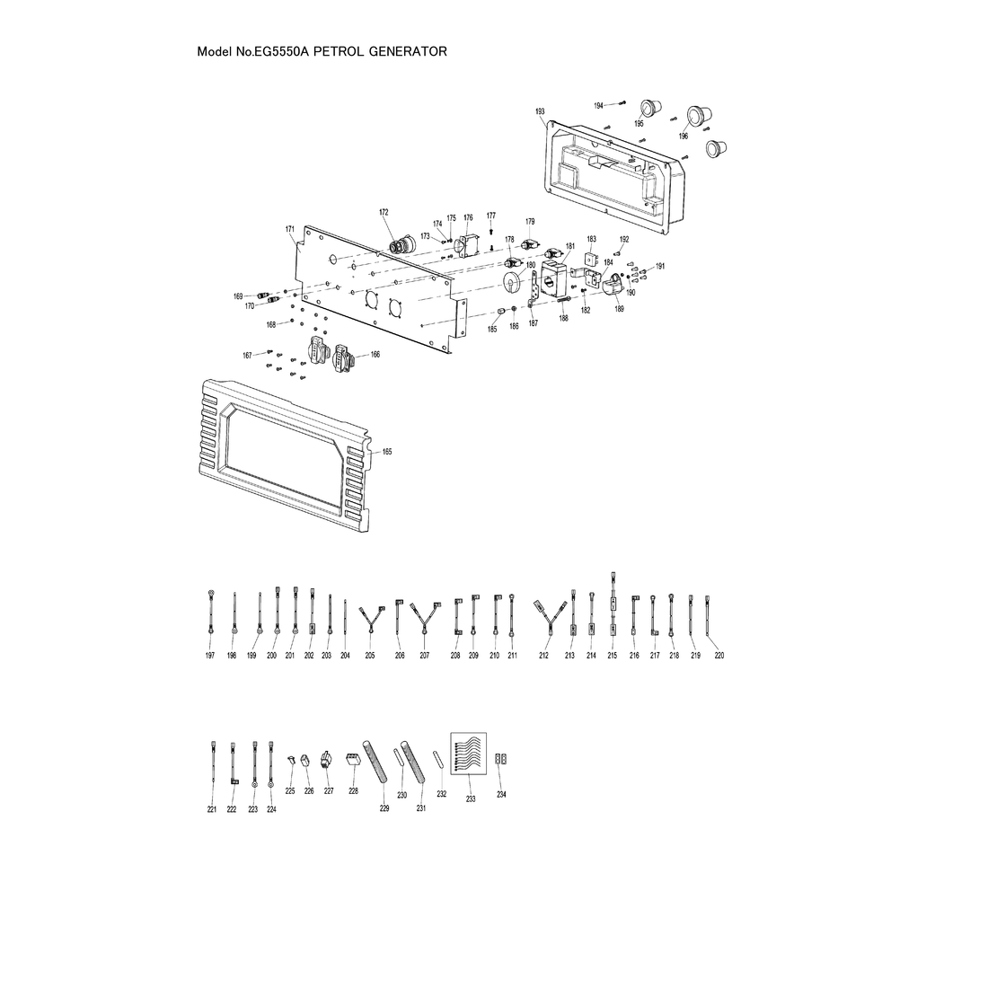 Makita EG5550A — сборочный чертёж, лист 7, деталь YA00000365 поз. 153