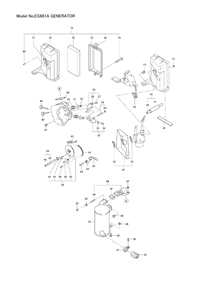 Makita EG601A — сборочный чертёж, лист 3, деталь 36D2000108 поз. 168