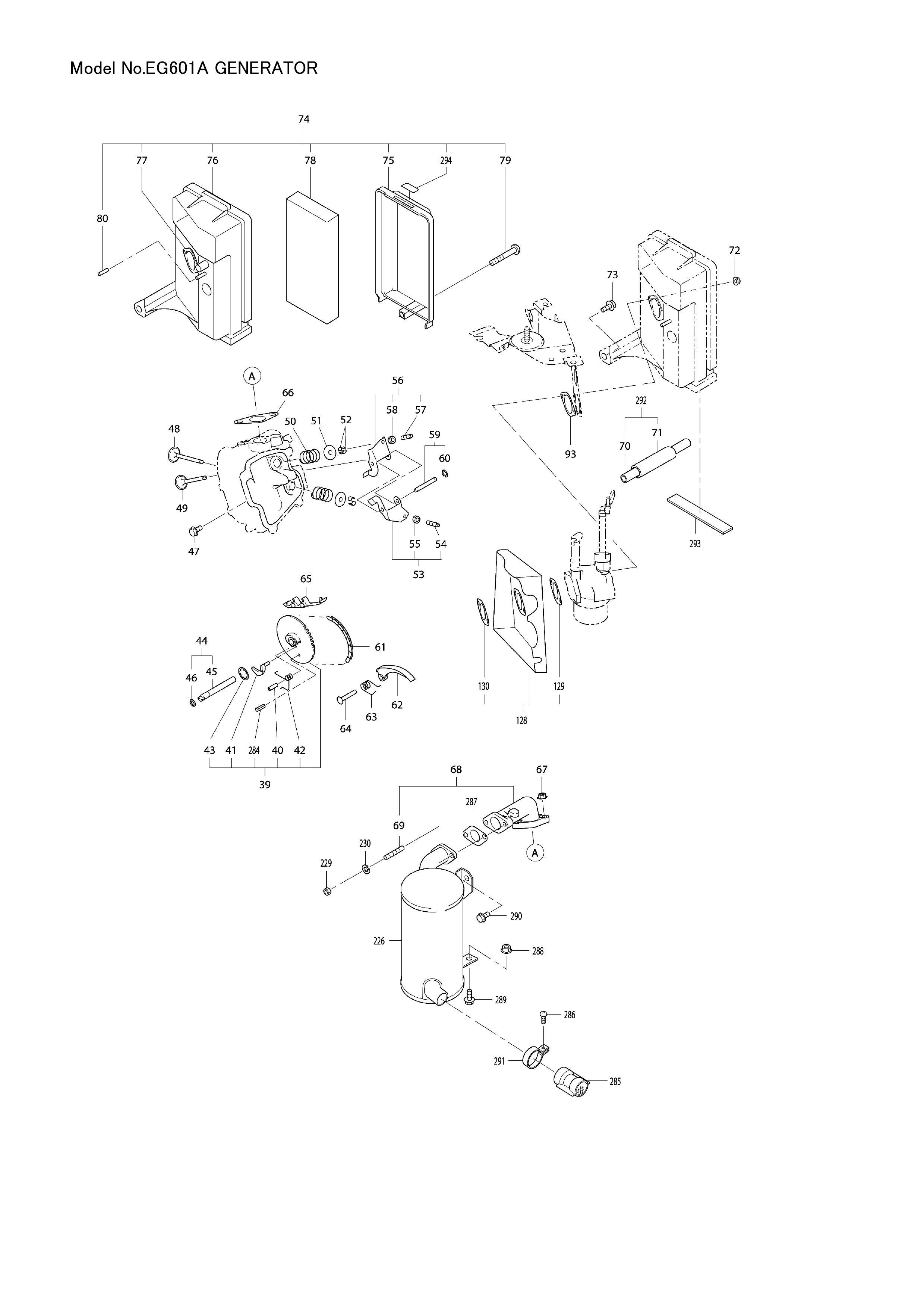 Makita EG601A — сборочный чертёж, лист 3, деталь 36D2010108 поз. 169