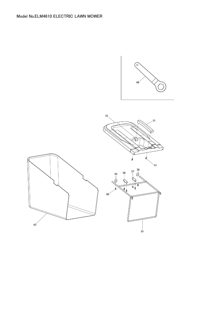 Makita ELM4610 — сборочный чертёж, лист 4, деталь DA00001026 поз. 074