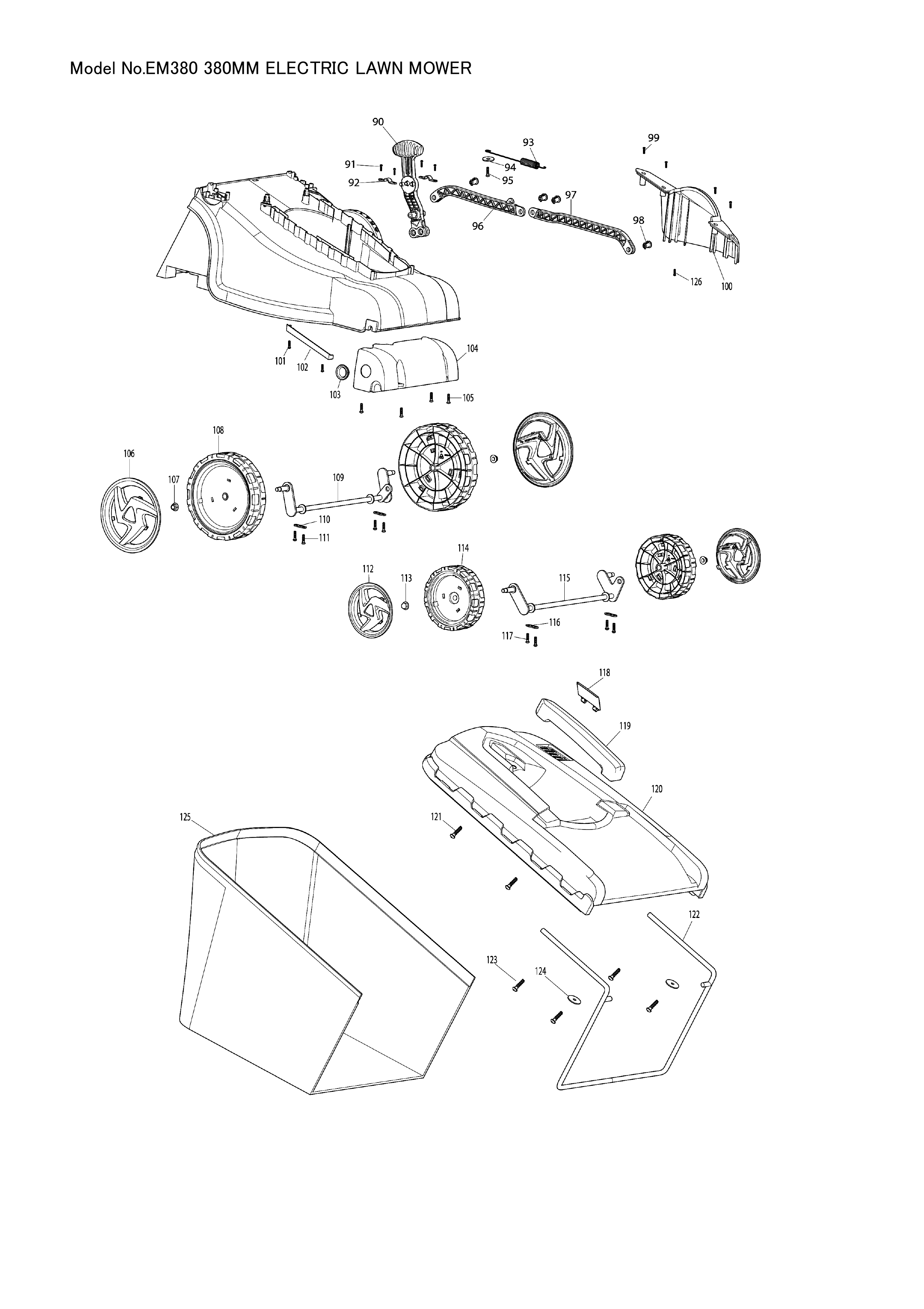 Makita EM380 — сборочный чертёж, лист 3, деталь DA00000926 поз. 009