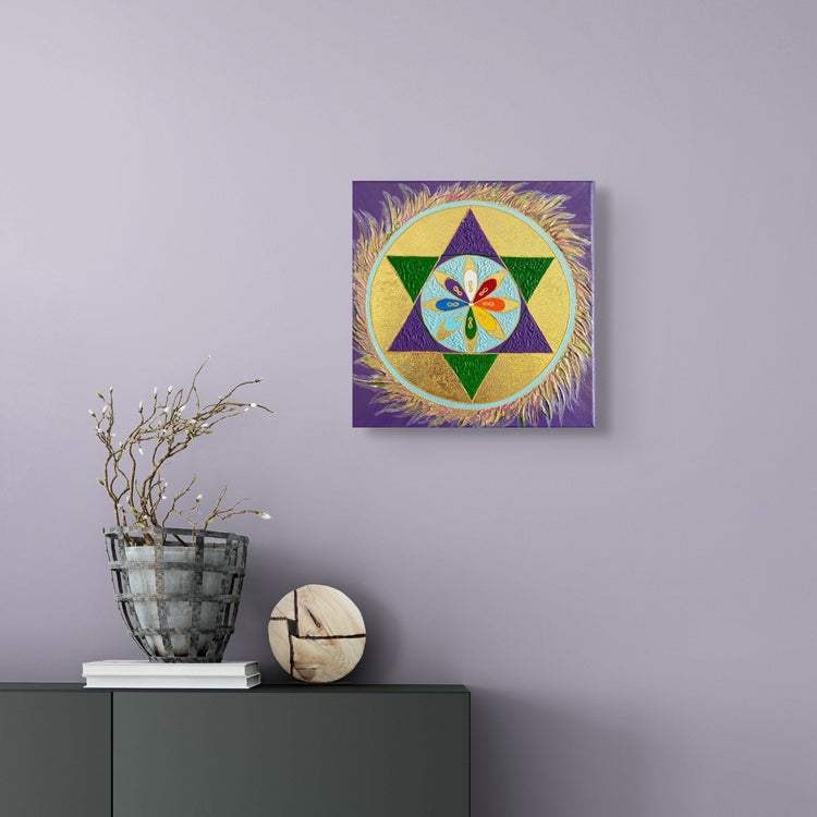 Energy painting, Infinity, Mandala Sacred Geometry