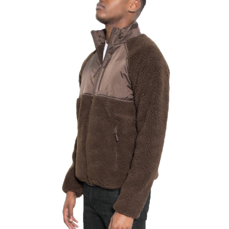 Full Zip Sherpa Fleece Jacket