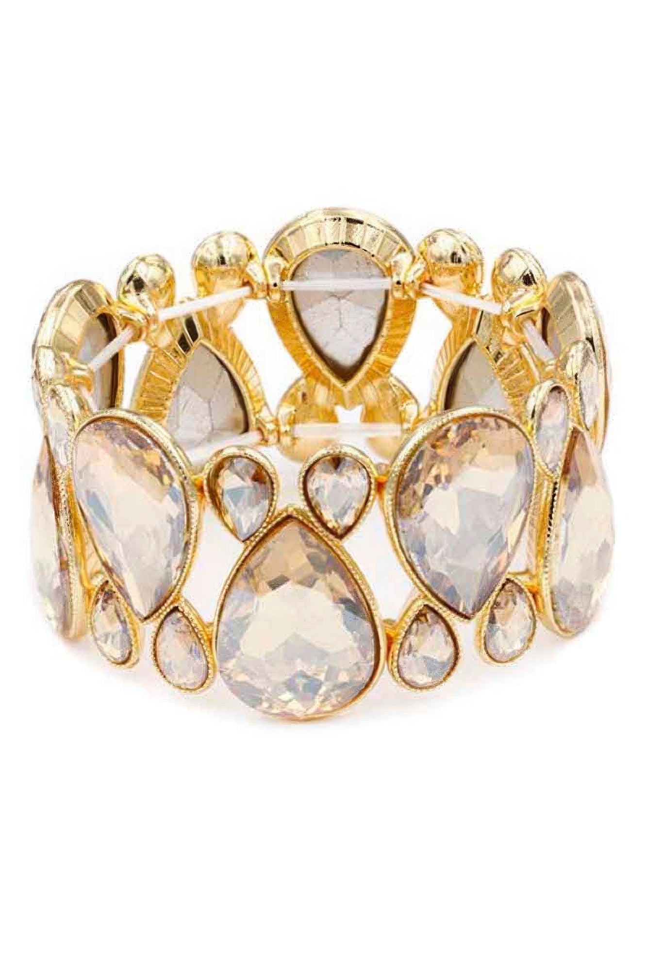 Gem Crystal Stone Stretch Bracelet