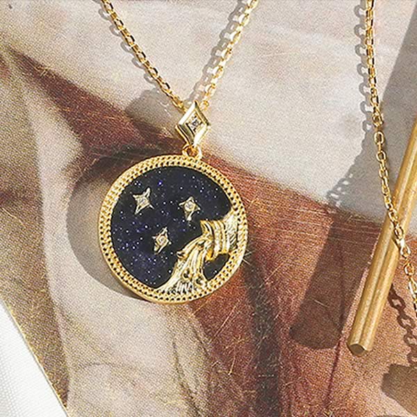 Goldosa - Unique zodiac necklace