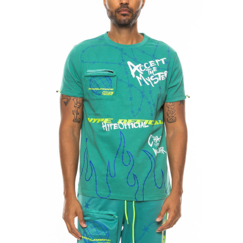 Graphic Print Hype Electric Tee
