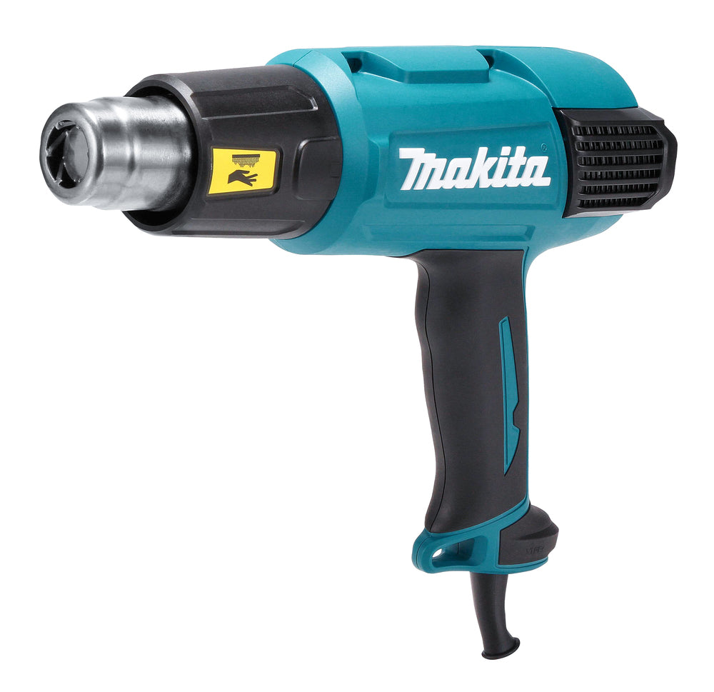 Makita HG6531CK Heat Gun 2000W, 80-650°C, Digital Temp Control & Setting, 4 Accessories Included