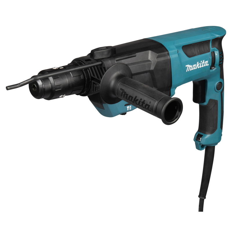 Makita HR2670FT Rotary Hammer SDS-PLUS 800 W, 3.0J, 26mm, Chiseling Function, 3.1 kg, Quick Change Chuck, Case