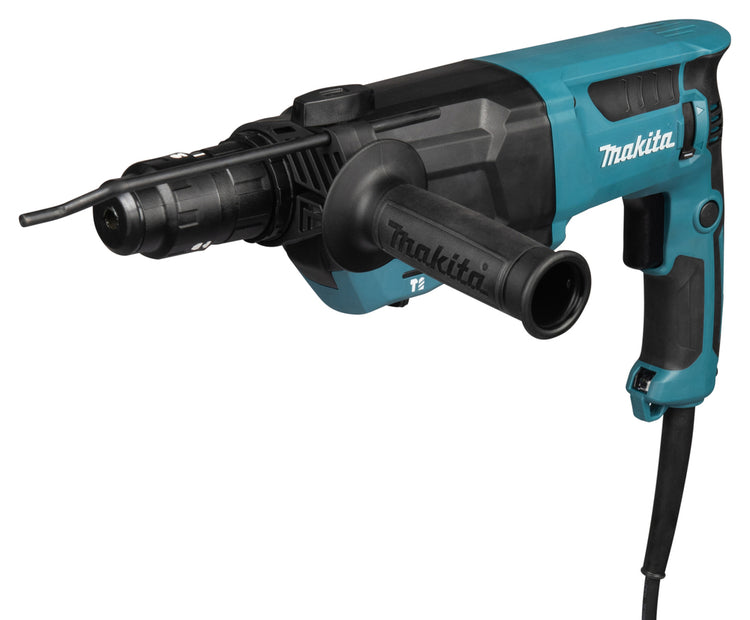 Makita HR2670FT Rotary Hammer SDS-PLUS 800 W, 3.0J, 26mm, Chiseling Function, 3.1 kg, Quick Change Chuck, Case