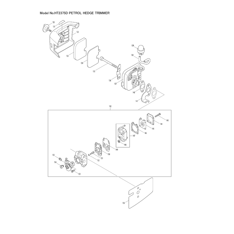 Makita HT-2375D — сборочный чертёж, лист 3, деталь 346667-3 поз. 060-1