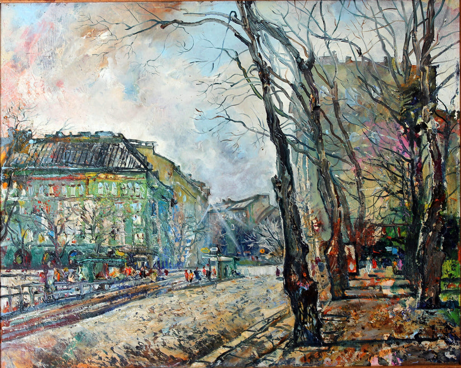 Helsinki. Corner of Mannerheiminkatu and Runeberginkatu