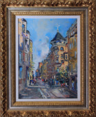 Helsinki. Bulevardi, painting by Master Victor