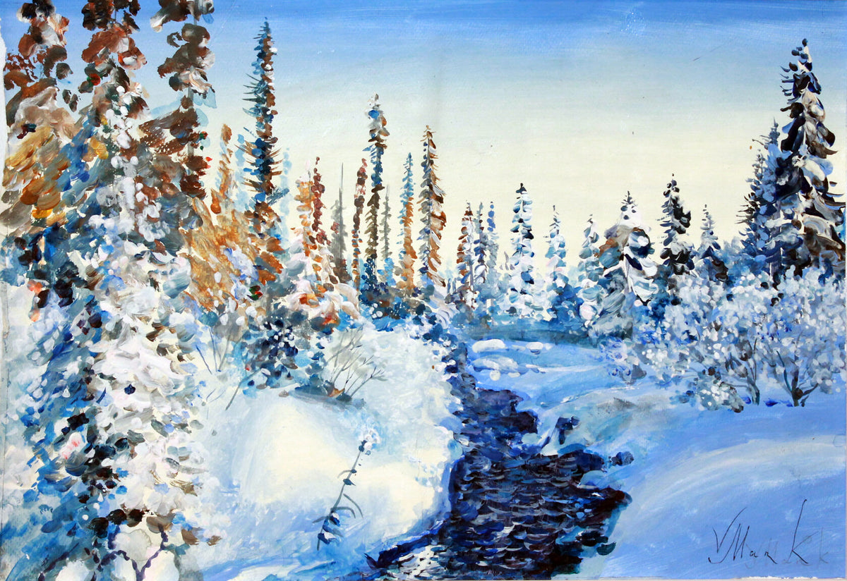 Lappland. Winter