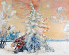 Spruce Tree, painting by Master Victor