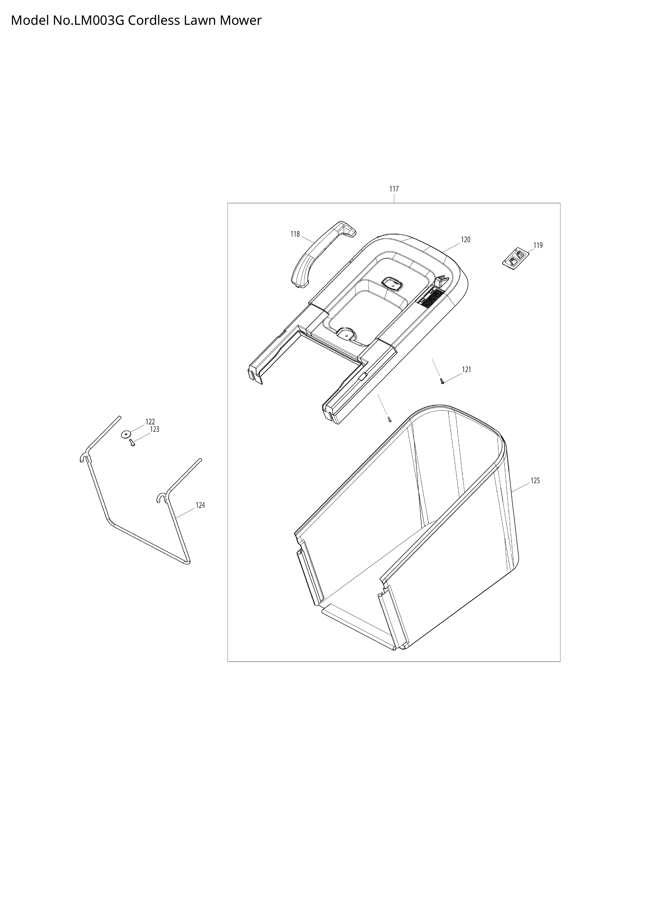 Makita LM003G — сборочный чертёж, лист 4, деталь 327C30-7 поз. 019
