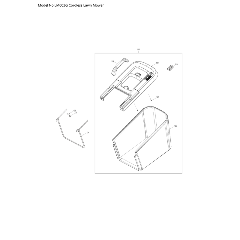 Makita LM003G — сборочный чертёж, лист 4, деталь 141T59-9 поз. 069