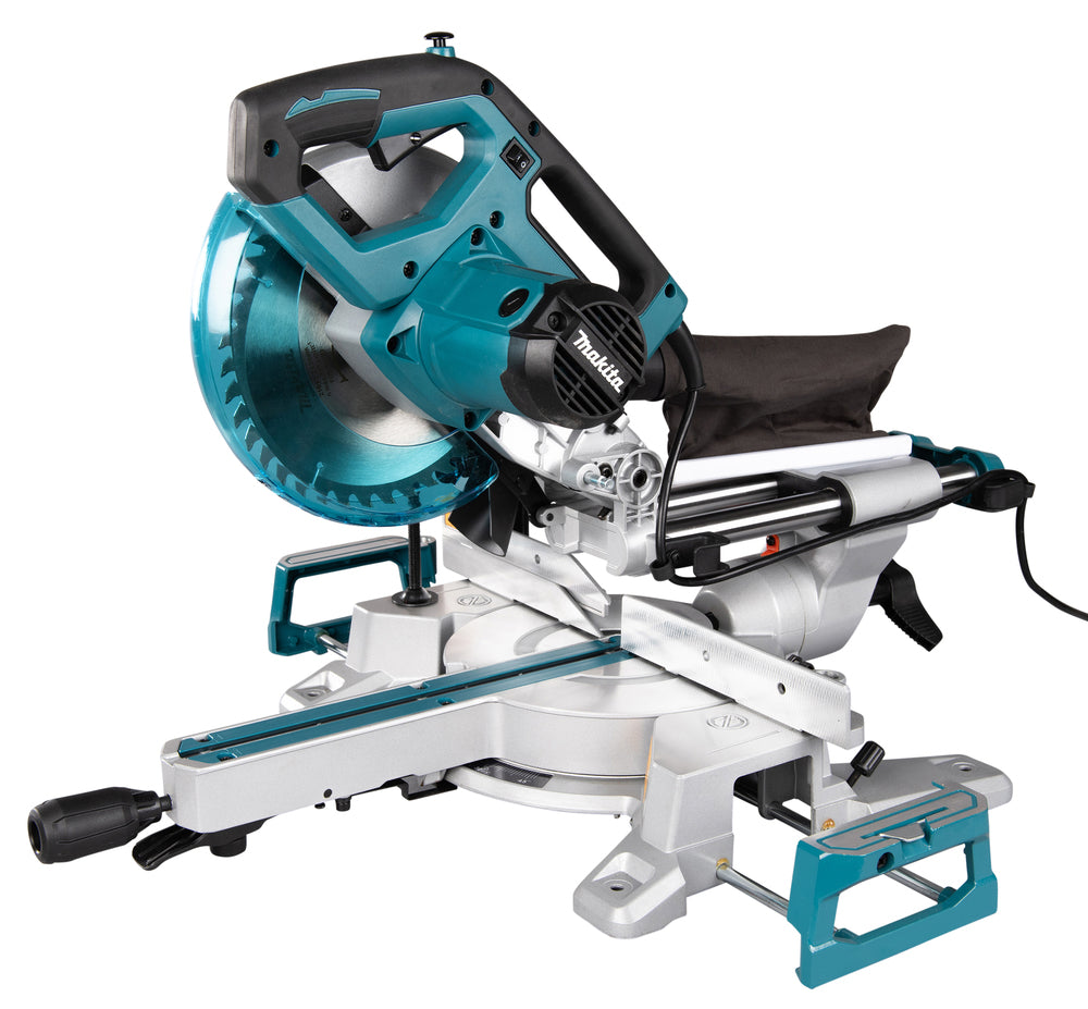 Makita LS0816F Compound miter saw on dual slide rail