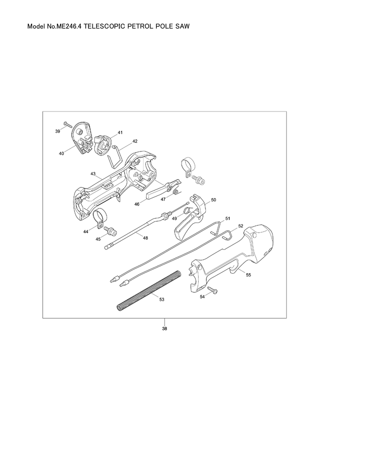 Makita ME-246.4 — сборочный чертёж, лист 2, деталь XTM0000018 поз. 026