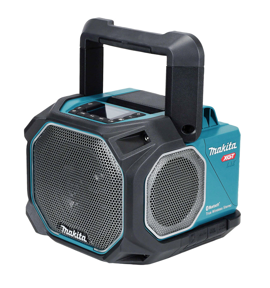 Makita MR014GZ Bluetooth Speaker 14.4V-40V/AC, LCD, Built-in Microphone Amplifier