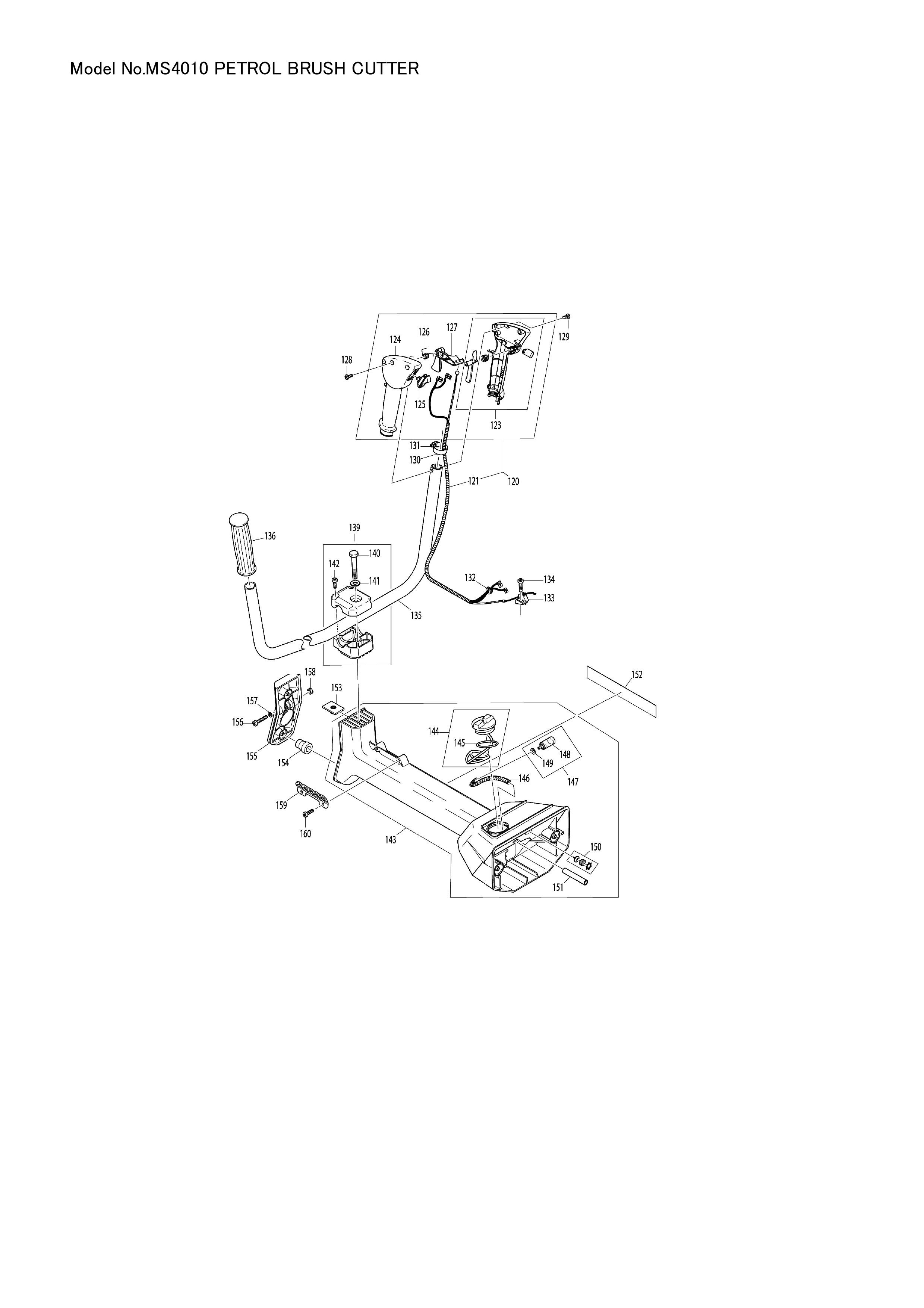Makita MS-4010 — сборочный чертёж, лист 2, деталь 385726072 поз. 121