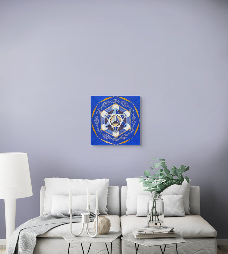 Mandala Sacred Geometry Metatron Energy painting