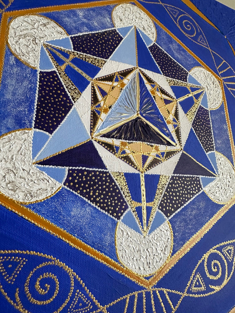 Mandala Sacred Geometry Metatron Energy painting