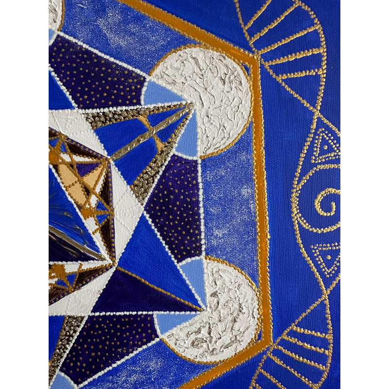 Mandala Sacred Geometry Metatron Energy painting