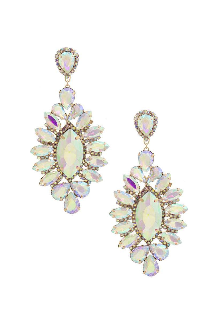 Marquise Rhinestone Dangle Earring