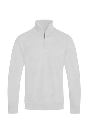 Mens Knit Quarter Zip Sweater