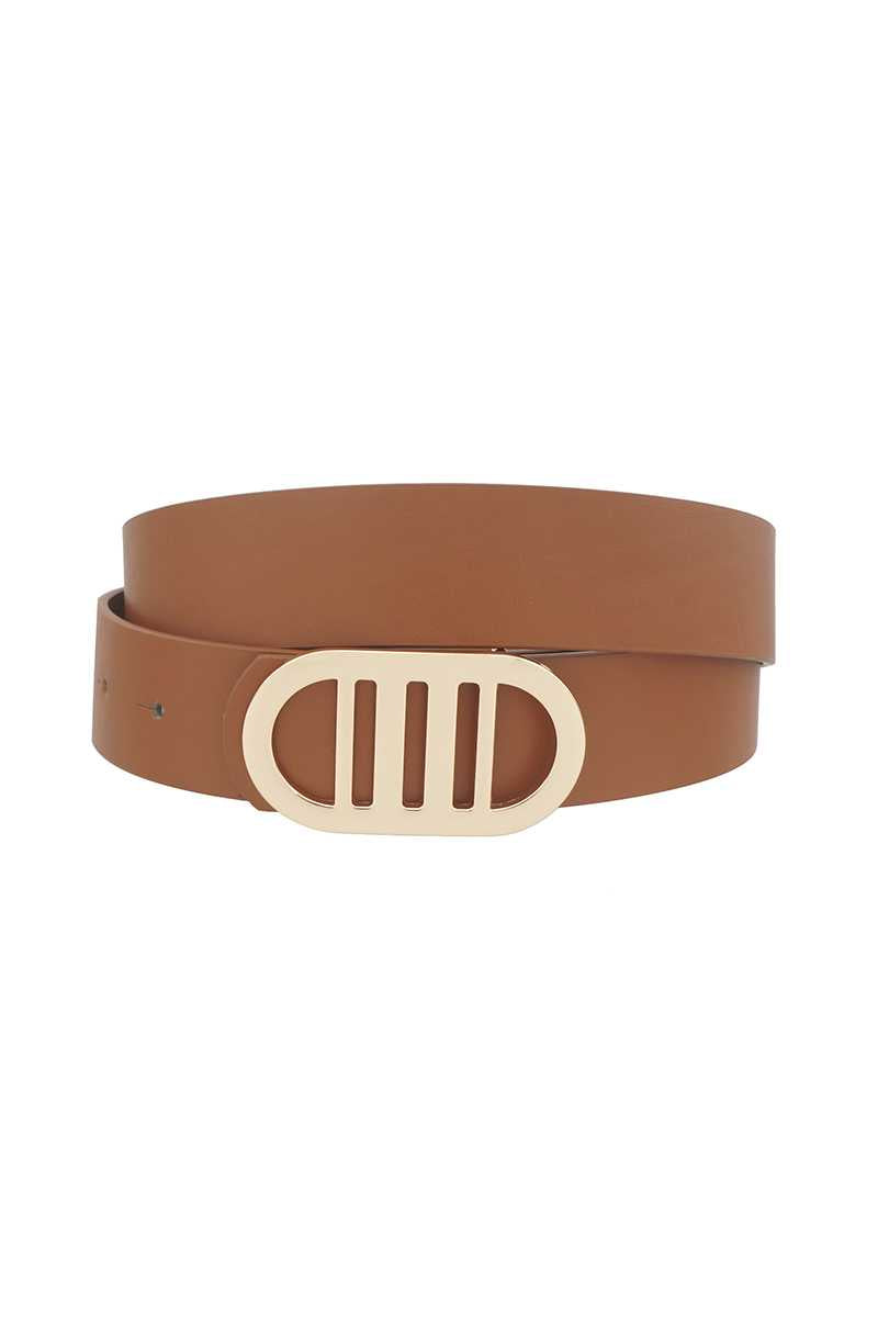 Modern Gridded Oval Standard Belt