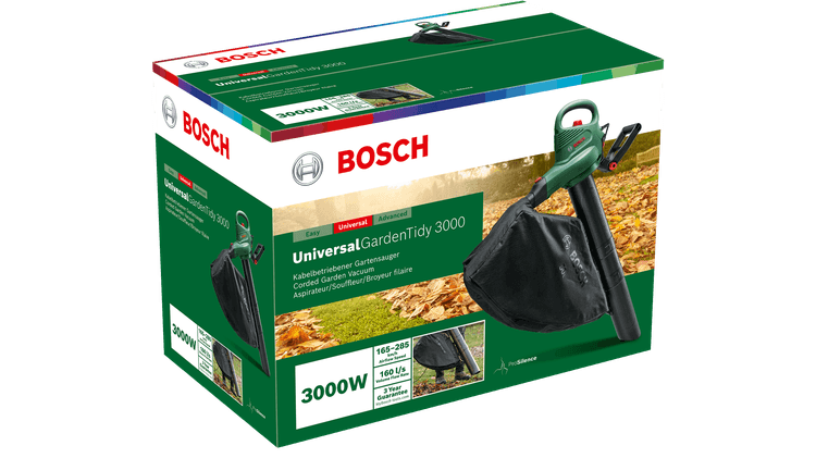 New Genuine Bosch 06008B1001 GardenTidy 3000 Garden Vacuum