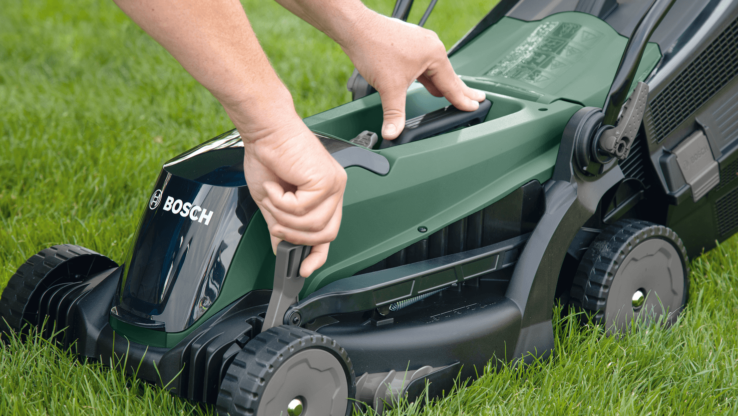 New Genuine Bosch 06008B9B01 Rotak 36-550 Cordless Lawnmower