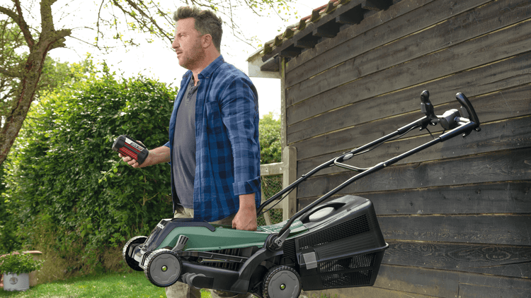 New Genuine Bosch 06008B9B01 Rotak 36-550 Cordless Lawnmower