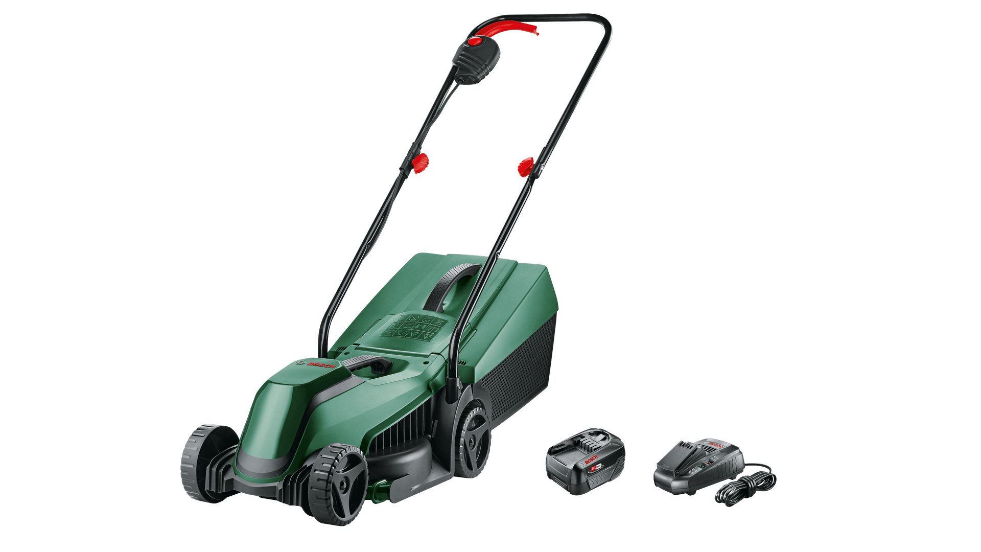 New Genuine Bosch 06008B9D02 18V Lawncare Set Cordless Lawnmower