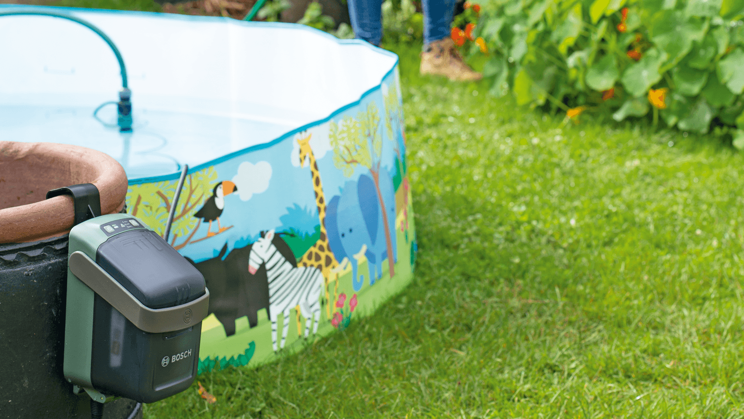 New Genuine Bosch 06008C4203 GardenPump 18V-2000 Cordless Rainwater Pumps