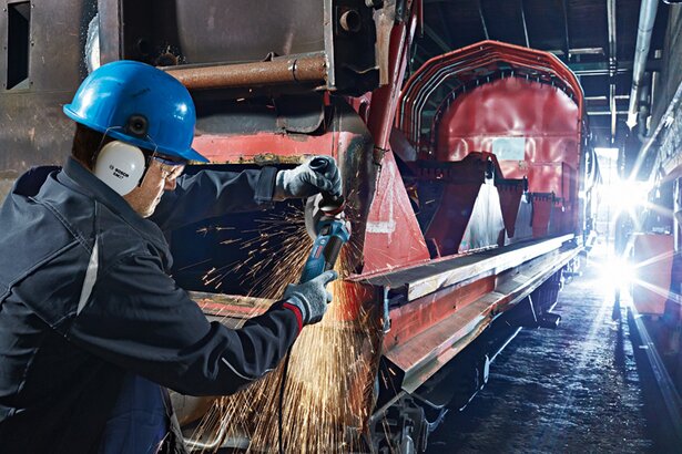 New Genuine Bosch 060179N002 GWS 19-125 CI Professional Angle Grinder