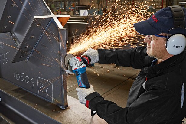 New Genuine Bosch 06017C8002 GWX 19-125 S Professional Angle Grinder with X-LOCK