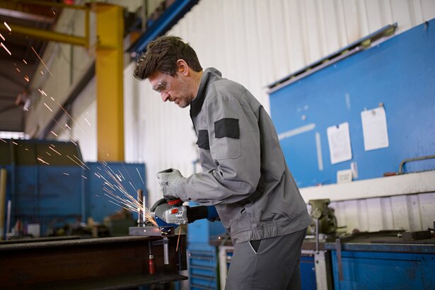 New Genuine Bosch 06017D0000 GWS 14-125 Professional Angle Grinder