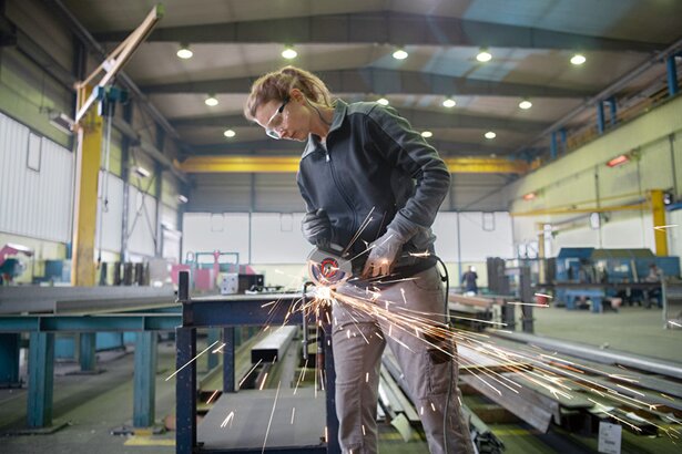 New Genuine Bosch 06017D0300 GWS 17-125 S Professional Angle Grinder