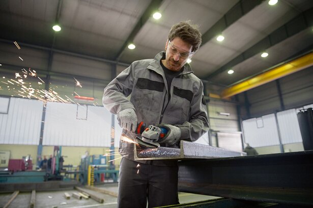 New Genuine Bosch 06017D0300 GWS 17-125 S Professional Angle Grinder