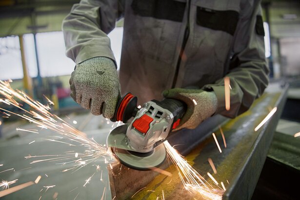 New Genuine Bosch 06017D2300 GWX 17-125 S Professional Angle Grinder with X-LOCK