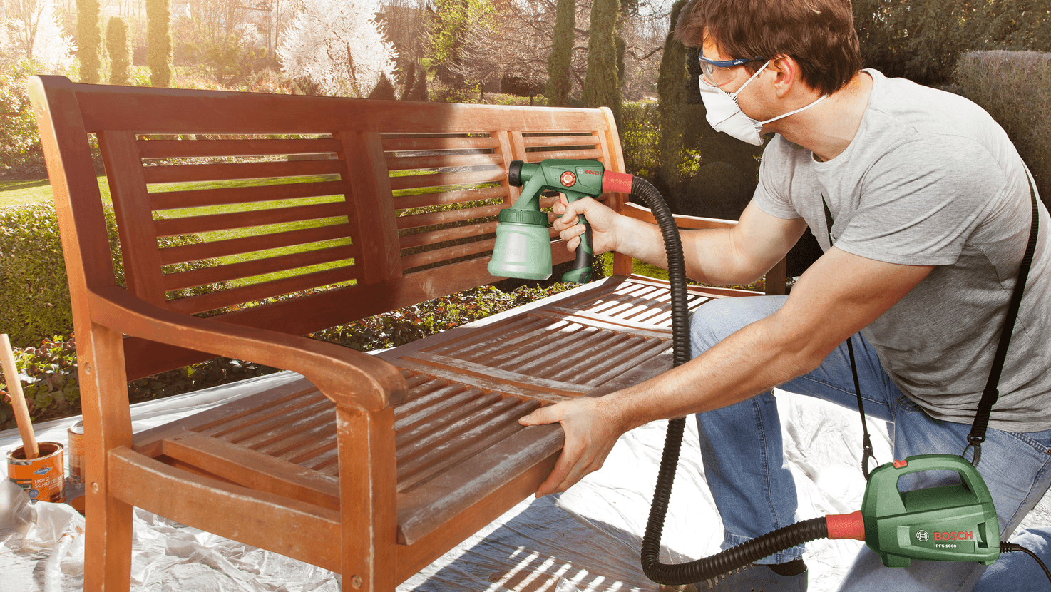 New Genuine Bosch 0603207000 PFS 1000 Paint Spray System