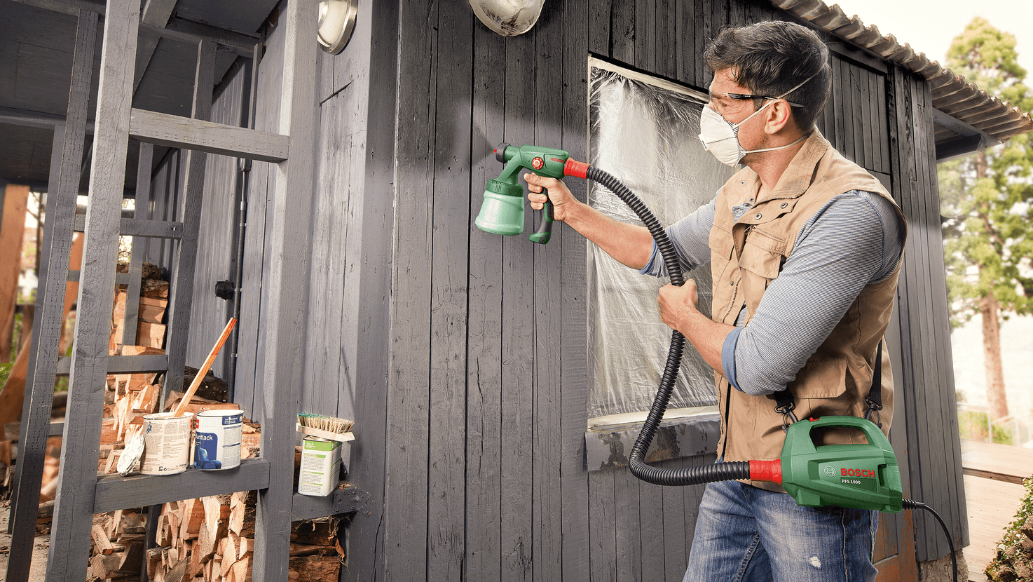 New Genuine Bosch 0603207300 PFS 2000 Paint Spray System