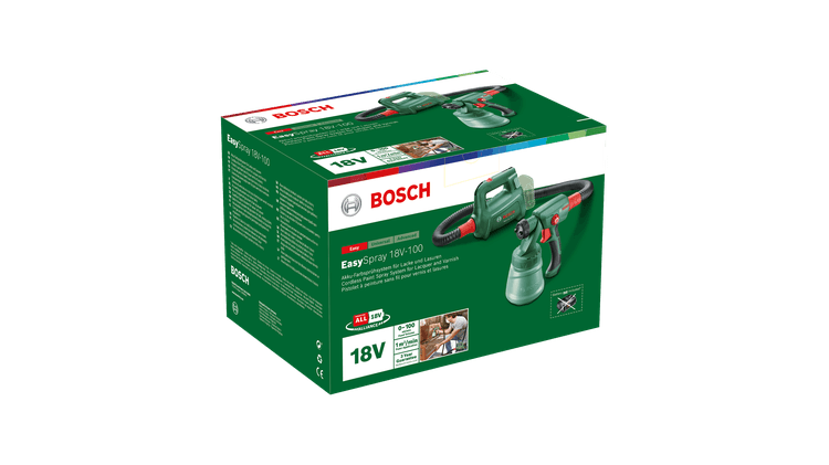 New Genuine Bosch 0603208000 EasySpray 18V-100 Spray Gun