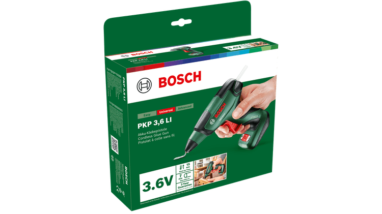New Genuine Bosch 0603264620 PKP 3.6 LI Cordless Hot Glue Gun