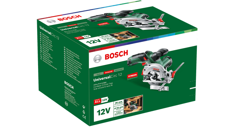 New Genuine Bosch 06033C7002 Circ 12 Cordless Circular Saw