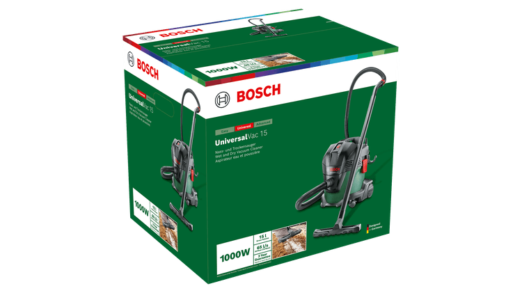 New Genuine Bosch 06033D1100 Vac 15 Wet and Dry Vacuum Cleaner